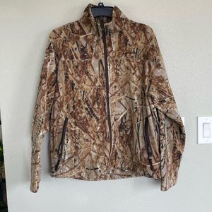 Cabela’s fleece full zip duck hunting jacket